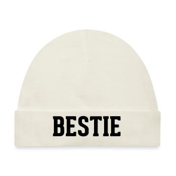 Bestie - Baby Premium Organic Mütze - Naturweiß - Vorne