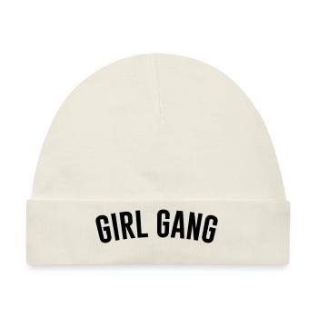 Girl Gang - Baby Premium Organic Mütze - Naturweiß - Vorne