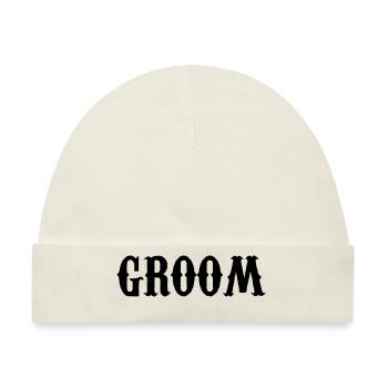 groom - Baby Premium Organic Mütze - Naturweiß - Vorne