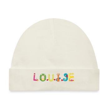Louise - Baby Premium Organic Mütze - Naturweiß - Vorne
