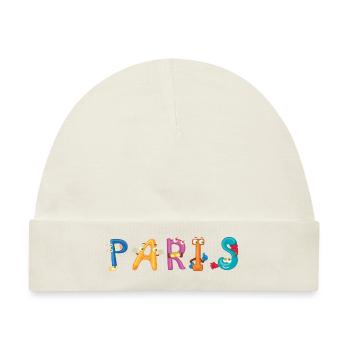 Paris - Baby Premium Organic Mütze - Naturweiß - Vorne