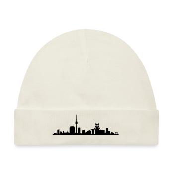 Skyline Essen - Baby Premium Organic Mütze - Naturweiß - Vorne