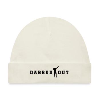 dabbed out dab - Baby Premium Organic Mütze - Naturweiß - Vorne