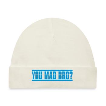 You Mad Bro - Baby Premium Organic Mütze - Naturweiß - Vorne
