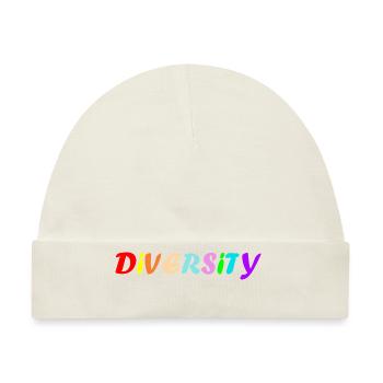 Diversity - Baby Premium Organic Mütze - Naturweiß - Vorne