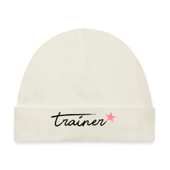 Trainer - Baby Premium Organic Mütze - Naturweiß - Vorne