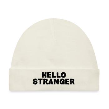 hello stranger - Baby Premium Organic Mütze - Naturweiß - Vorne