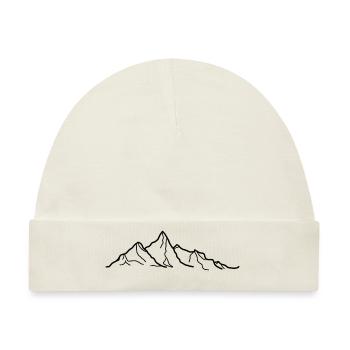 Mountain - Baby Premium Organic Mütze - Naturweiß - Vorne