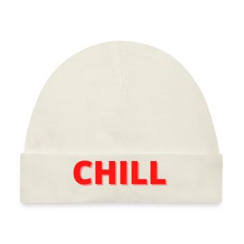 Chill doch - Baby Premium Organic Mütze - Naturweiß - Vorne