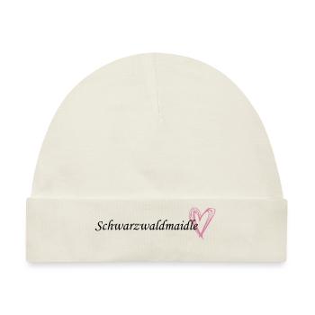 Schwarzwaldmaidle - Baby Premium Organic Mütze - Naturweiß - Vorne