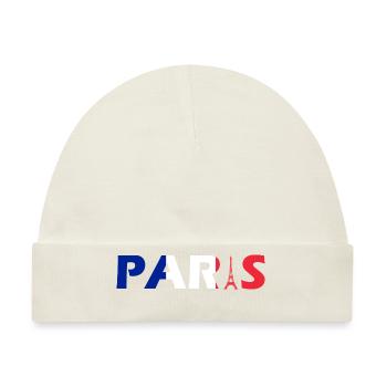 Paris - Baby Premium Organic Mütze - Naturweiß - Vorne