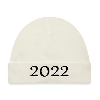2022 - Baby Premium Organic Mütze - Naturweiß - Vorne