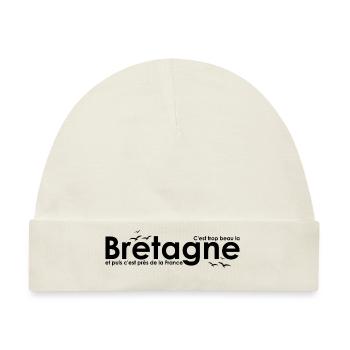 Schöne Bretagne - Baby Premium Organic Mütze - Naturweiß - Vorne