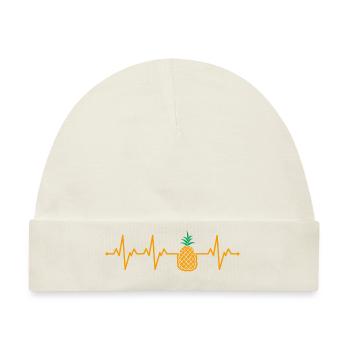 Ananas - Baby Premium Organic Mütze - Naturweiß - Vorne