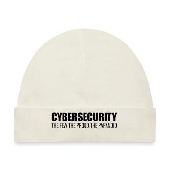 Cybersecurity The Few The Proud The Paranoid - Baby Premium Organic Mütze - Naturweiß - Vorne