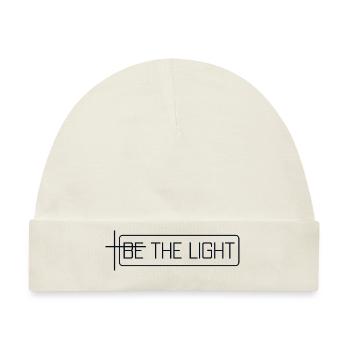 be the light - Baby Premium Organic Mütze - Naturweiß - Vorne