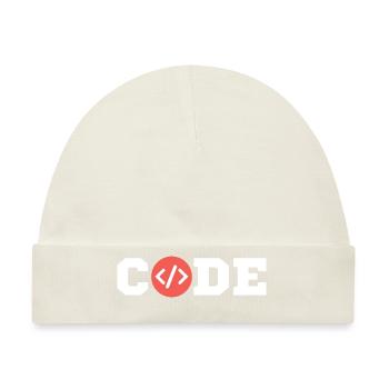 Code Coder Informatiker Informatik Programmierer - Baby Premium Organic Mütze - Naturweiß - Vorne