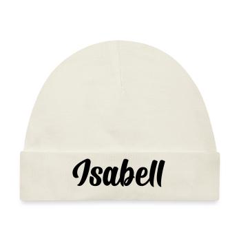 Isabell - Baby Premium Organic Mütze - Naturweiß - Vorne