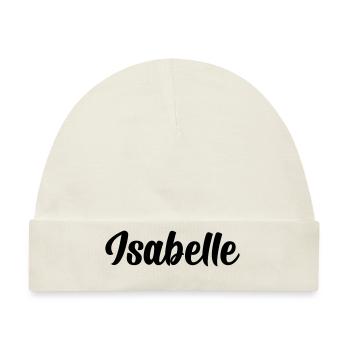 Isabelle - Baby Premium Organic Mütze - Naturweiß - Vorne