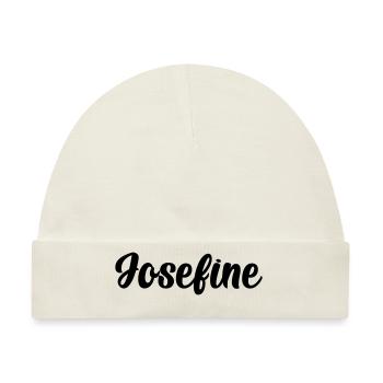 Josefine - Baby Premium Organic Mütze - Naturweiß - Vorne