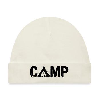 Camp - Baby Premium Organic Mütze - Naturweiß - Vorne