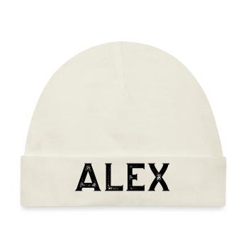 Alex - Baby Premium Organic Mütze - Naturweiß - Vorne