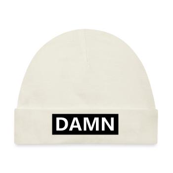 DAMN - Baby Premium Organic Mütze - Naturweiß - Vorne
