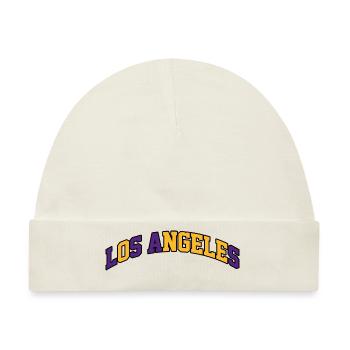 Los Angeles Logo: College-Design-Farben - Baby Premium Organic Mütze - Naturweiß - Vorne