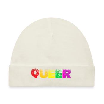 Queer - Baby Premium Organic Mütze - Naturweiß - Vorne