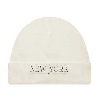 Meet me in New York - Baby Premium Organic Mütze - Naturweiß - Vorne