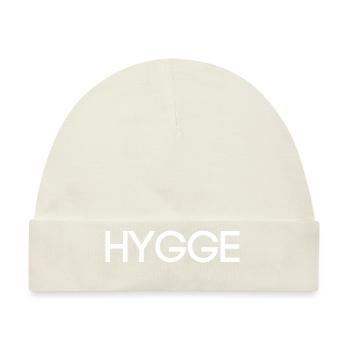 Hygge - Dänische Tradition - Lebensgefühl - Nett - Baby Premium Organic Mütze - Naturweiß - Vorne