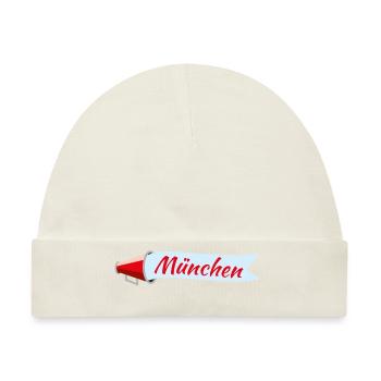 München - Baby Premium Organic Mütze - Naturweiß - Vorne