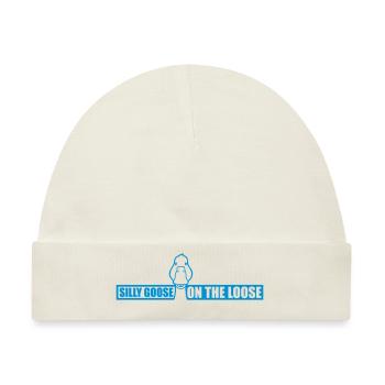 goose on the loose - Baby Premium Organic Mütze - Naturweiß - Vorne