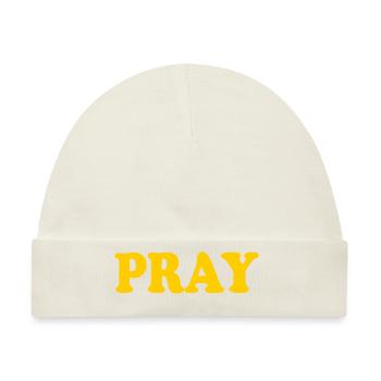 Pray - Baby Premium Organic Mütze - Naturweiß - Vorne
