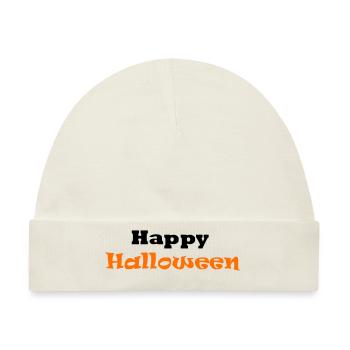 Happy Halloween - Baby Premium Organic Mütze - Naturweiß - Vorne
