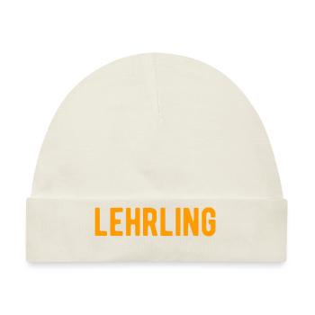 lehrling azubi - Baby Premium Organic Mütze - Naturweiß - Vorne