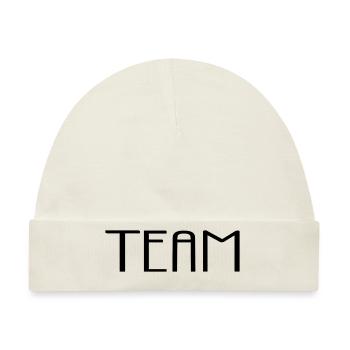 Team - Baby Premium Organic Mütze - Naturweiß - Vorne