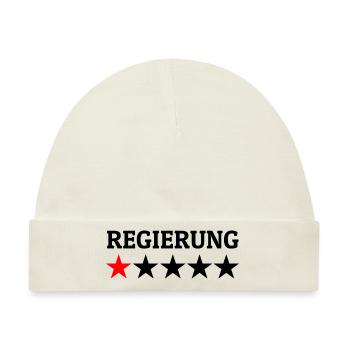 Regierung 1 Stern Bewertung - Baby Premium Organic Mütze - Naturweiß - Vorne
