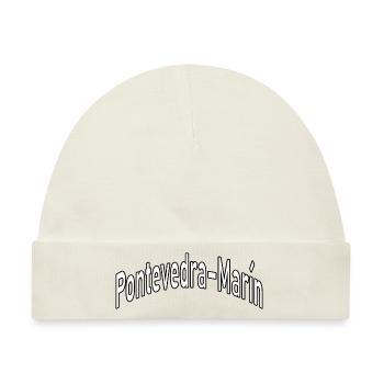 Pontevedra Marín - Baby Premium Organic Mütze - Naturweiß - Vorne