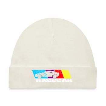 Race car - Baby Premium Organic Mütze - Naturweiß - Vorne