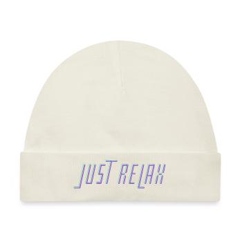 Just Relax - Baby Premium Organic Mütze - Naturweiß - Vorne