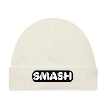 Smash - Baby Premium Organic Mütze - Naturweiß - Vorne