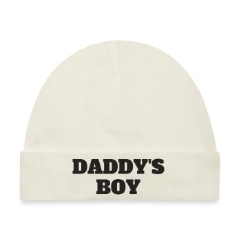 Daddy´s Boy - Baby Premium Organic Mütze - Naturweiß - Vorne