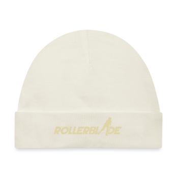 Rollerblade schrift silhouette hell - Baby Premium Organic Mütze - Naturweiß - Vorne