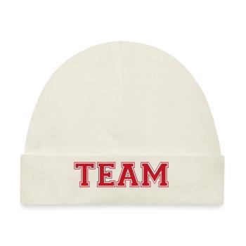 Team - Baby Premium Organic Mütze - Naturweiß - Vorne