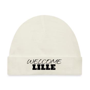 Bienvenue Lille - Baby Premium Organic Mütze - Naturweiß - Vorne