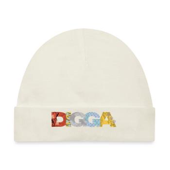 digga - Baby Premium Organic Mütze - Naturweiß - Vorne