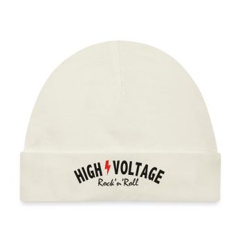 High/Voltage Fanshirt - Baby Premium Organic Mütze - Naturweiß - Vorne