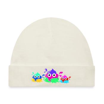 Bunte scheisse,scheisse , Farbe, Familie - Baby Premium Organic Mütze - Naturweiß - Vorne