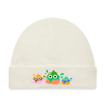 Bunte scheisse,scheisse , Farbe, Familie - Baby Premium Organic Mütze - Naturweiß - Vorne